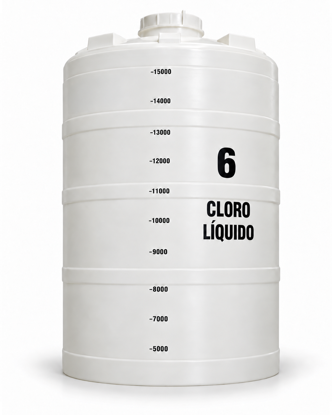Tanque de cloro líquido